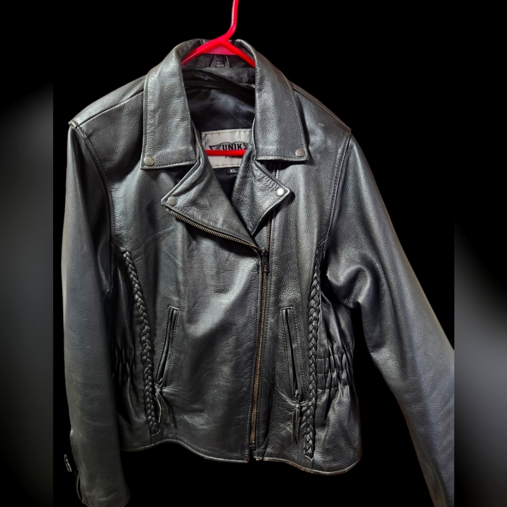 Unik Premium Leather Coat.